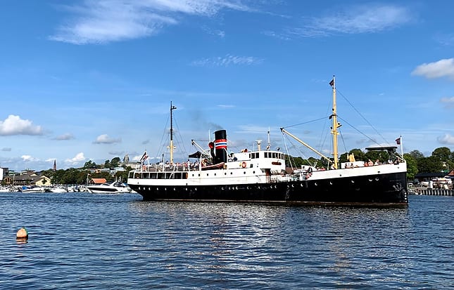 Dampskipet som bærer 110 år maritim historie