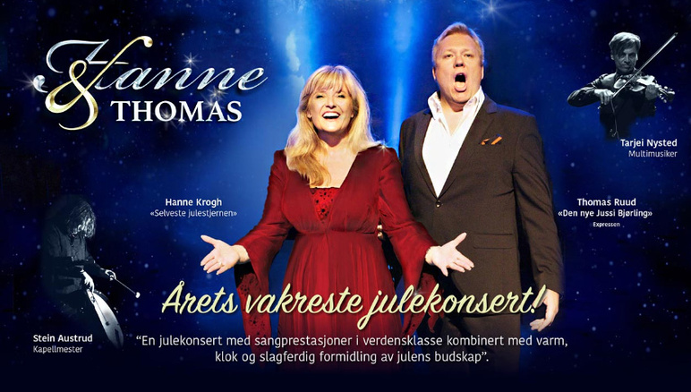 Hanne Krogh & Thomas Ruud - ÅRETS VAKRESTE JULEKONSERT