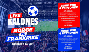 Norge vs. Frankrike Live på Kaldnes